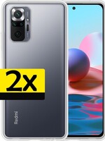 LUQ LUQ Xiaomi Note 10 Pro hoesje siliconen - Transparant - 2 PACK