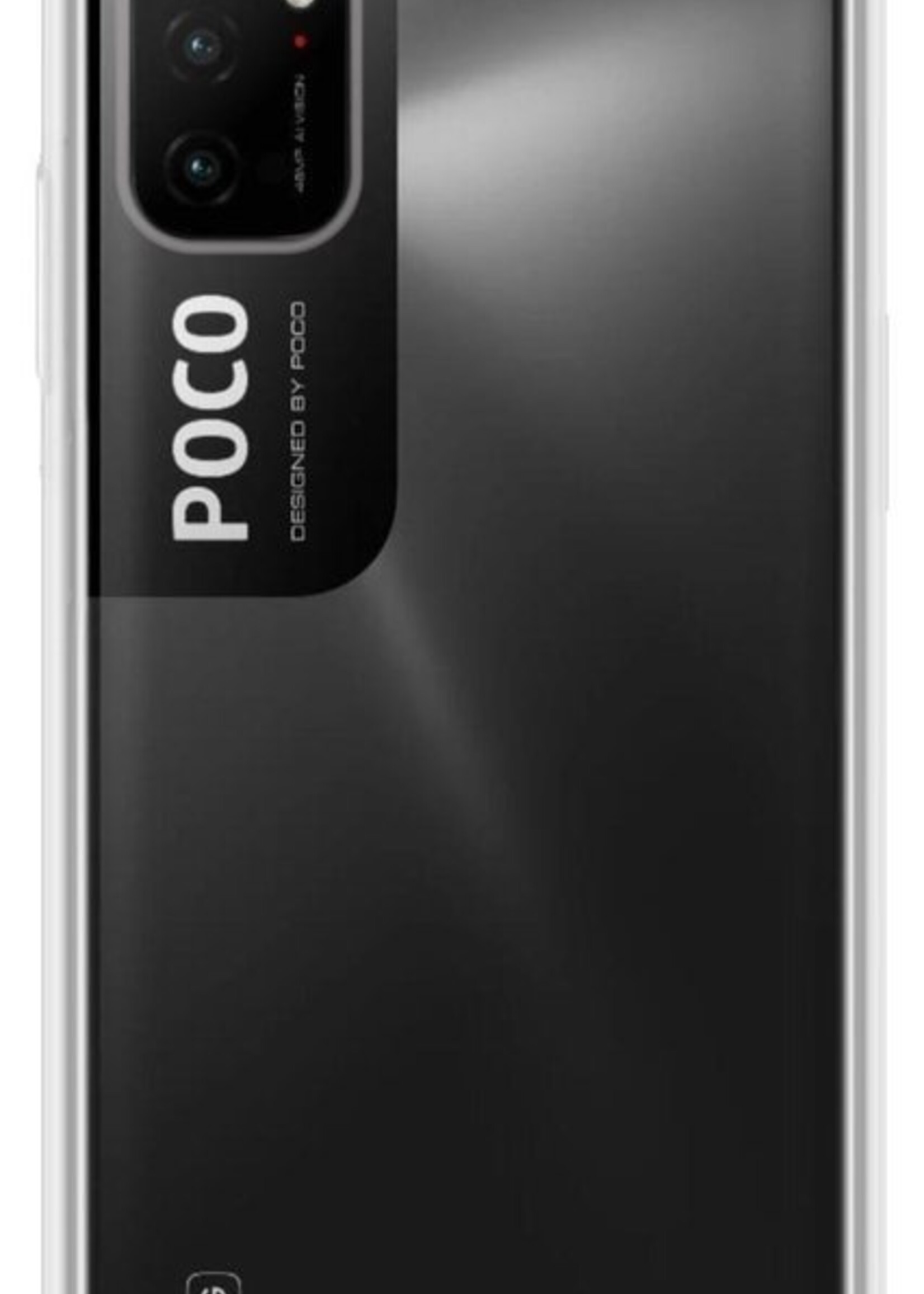 LUQ Hoesje Geschikt voor Poco M3 Pro Hoesje Shockproof Case Siliconen - Hoes Geschikt voor Xiaomi Poco M3 Pro Hoes Cover Siliconen - Transparant