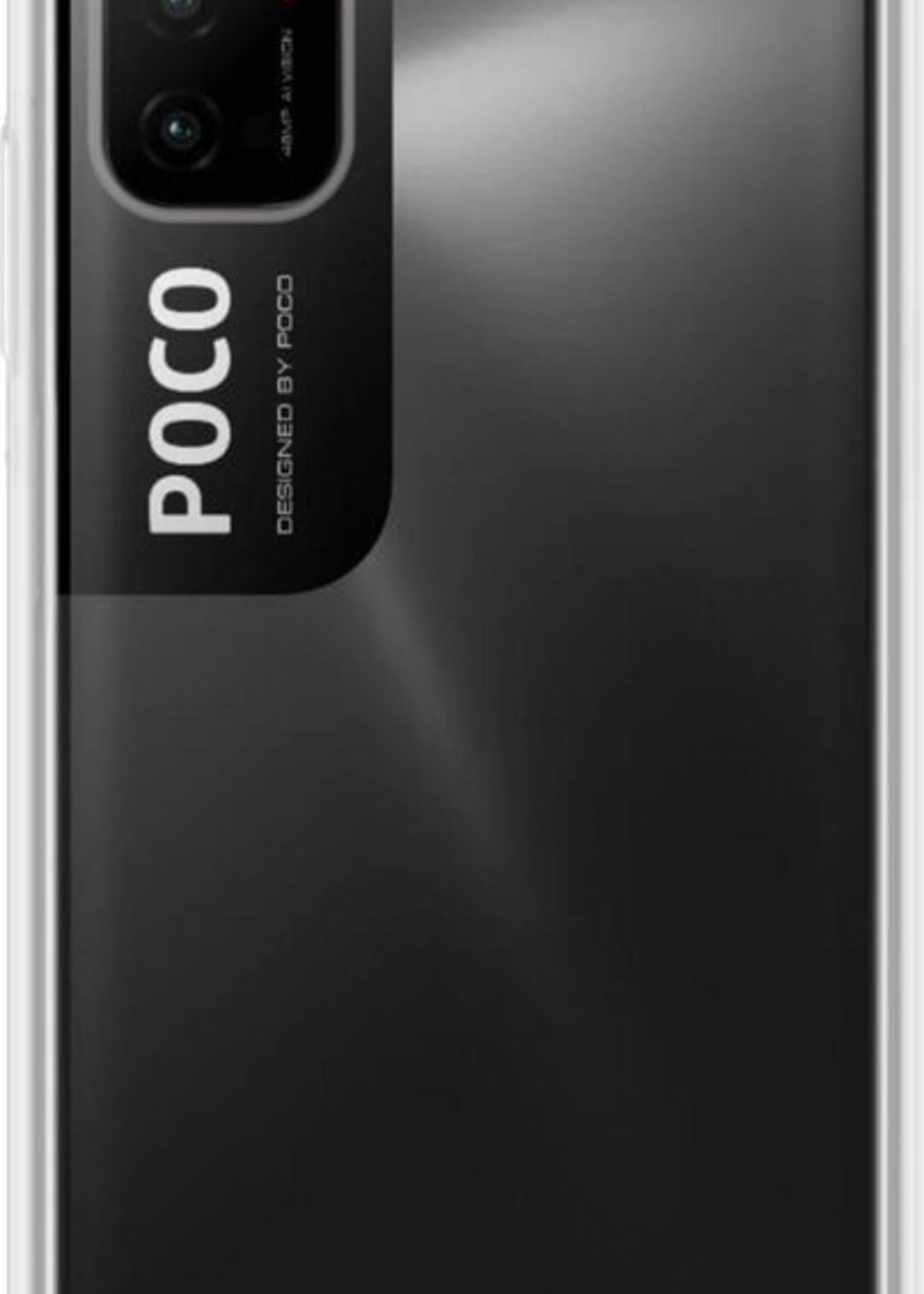 LUQ Hoesje Geschikt voor Poco M3 Pro Hoesje Siliconen Case - Hoes Geschikt voor Xiaomi Poco M3 Pro Hoes Siliconen - Transparant - 2 Stuks