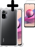 LUQ LUQ Xiaomi Redmi Note 10s hoesje shock proof + screenprotector