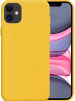 LUQ LUQ iPhone 11 hoesje siliconen - Geel
