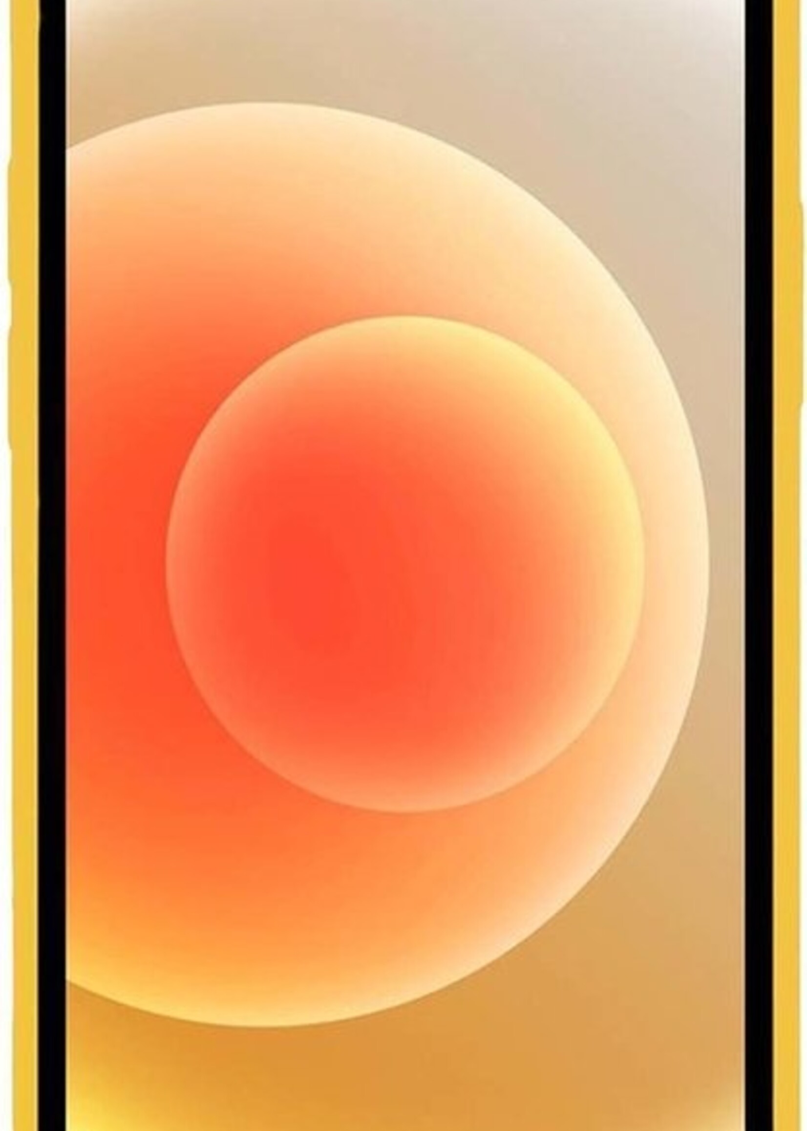 LUQ Hoesje Geschikt voor iPhone 12 Pro Max Hoesje Siliconen Case - Hoes Geschikt voor iPhone 12 Pro Max Hoes Siliconen - Geel