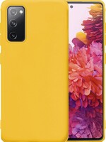 LUQ LUQ Samsung Galaxy S20FE hoesje siliconen - Geel