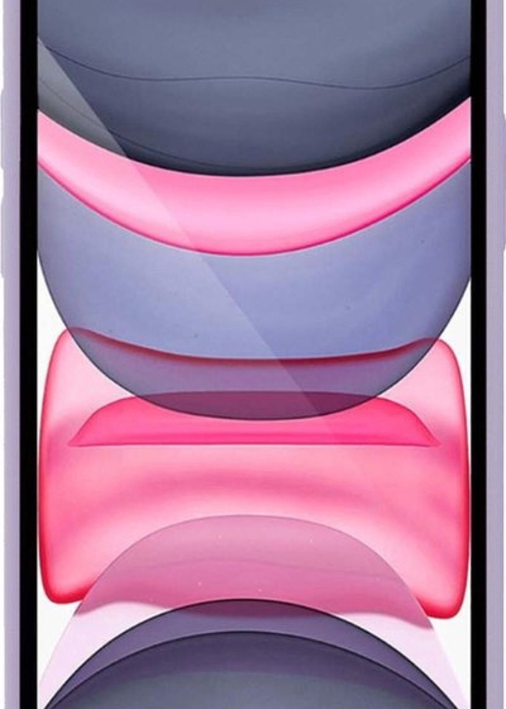 LUQ Hoesje Geschikt voor iPhone X Hoesje Siliconen Case - Hoes Geschikt voor iPhone X Hoes Siliconen - Lila