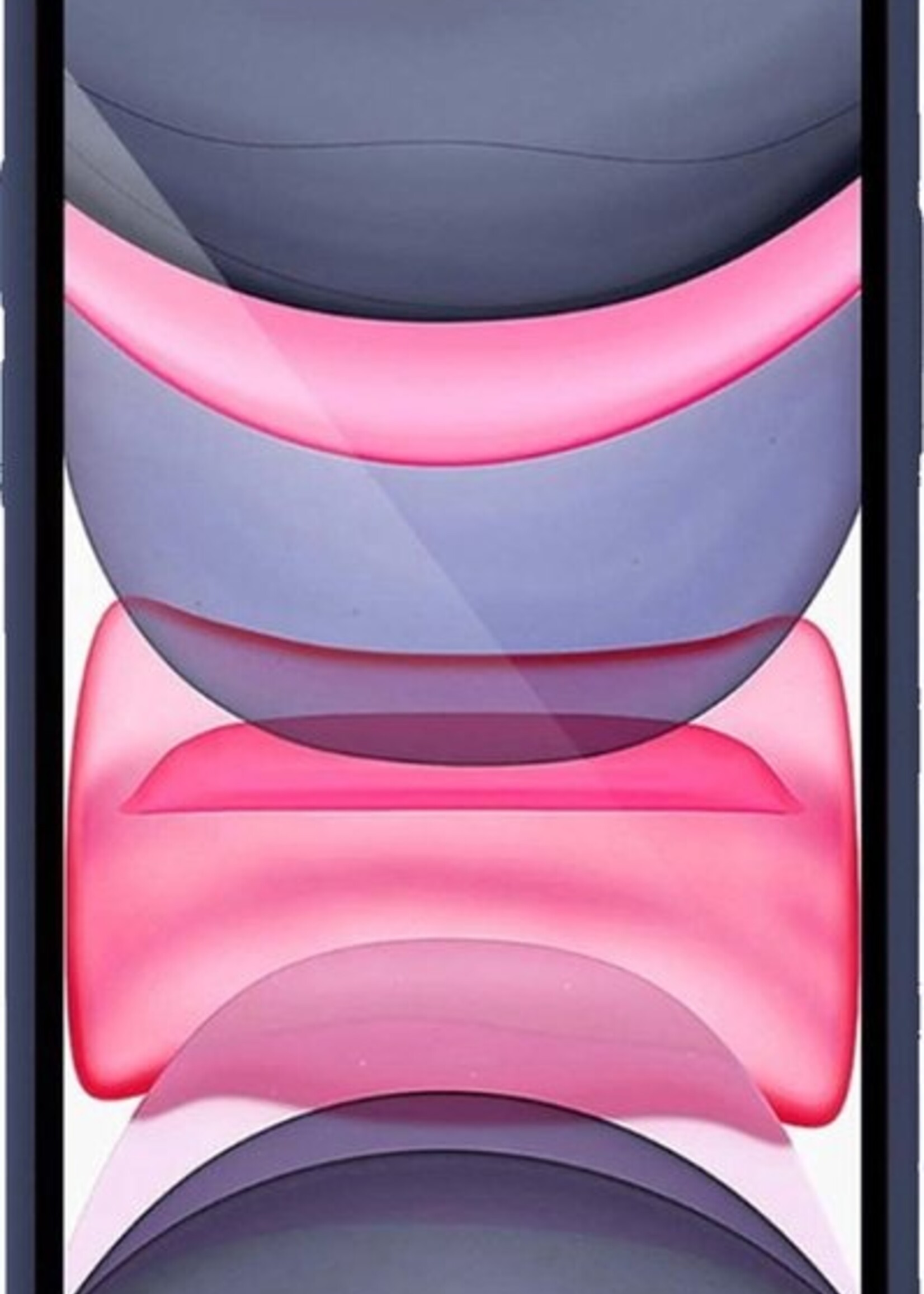 LUQ Hoesje Geschikt voor iPhone XR Hoesje Siliconen Case - Hoes Geschikt voor iPhone XR Hoes Siliconen - Donkerblauw - 2 Stuks