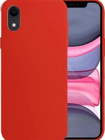 LUQ LUQ iPhone XR Hoesje Siliconen - Rood