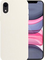 LUQ LUQ iPhone XR Hoesje Siliconen - Wit