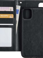 LUQ LUQ iPhone 12 Pro 2-in-1 hoesje bookcase afneembaar - Zwart