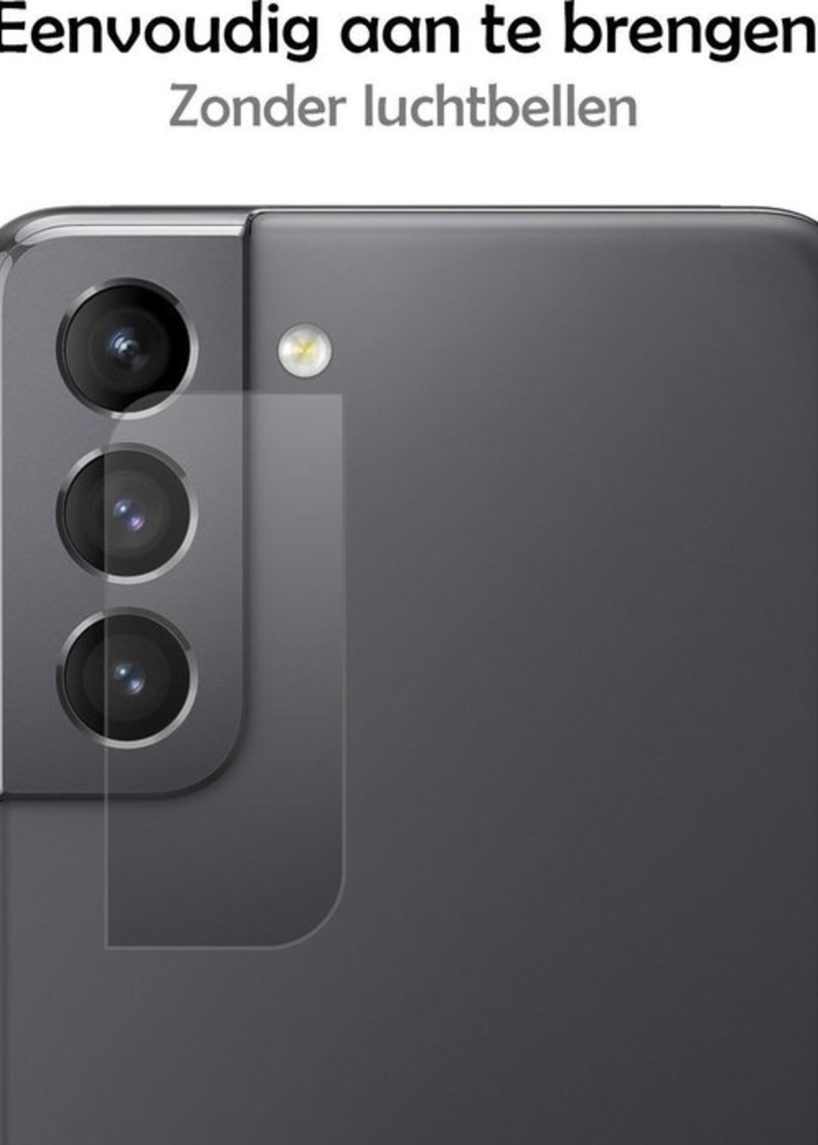 LUQ Screenprotector Geschikt voor Samsung S21 Plus Camera Screenprotector Tempered Glass - Screenprotector Geschikt voor Samsung Galaxy S21 Plus Screenprotector Camera Screenprotector - 2 Stuks