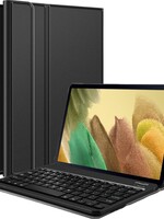 LUQ LUQ Samsung Galaxy Tab A7 Lite 2021 (8.4 inch) Toetsenbord Hoes Keyboard Cover - Zwart