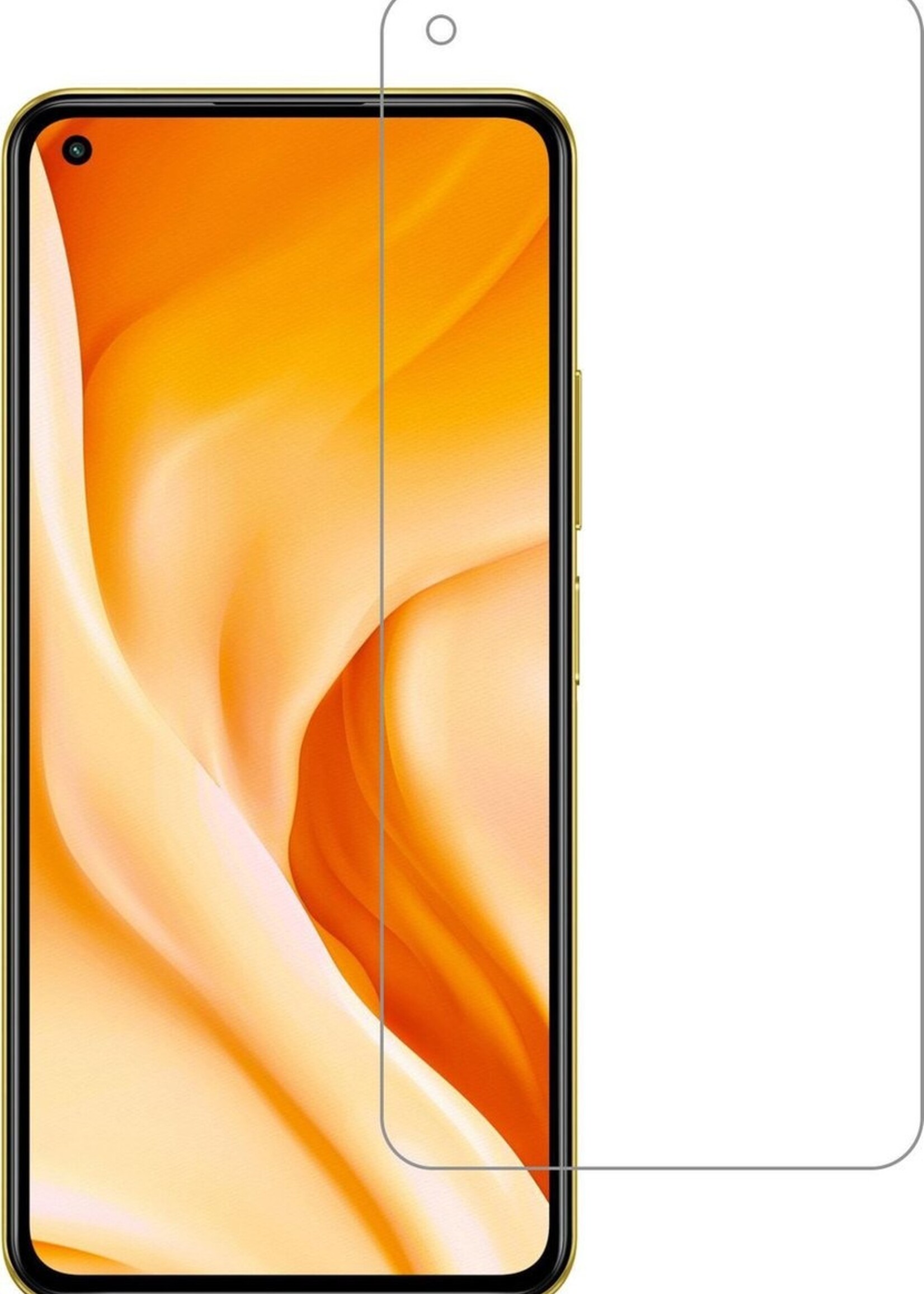 LUQ Screenprotector Geschikt voor Xiaomi Mi 11 Lite Screenprotector Beschermglas Gehard Glas - Screenprotector Geschikt voor Xiaomi Mi 11 Lite Screenprotector Glas