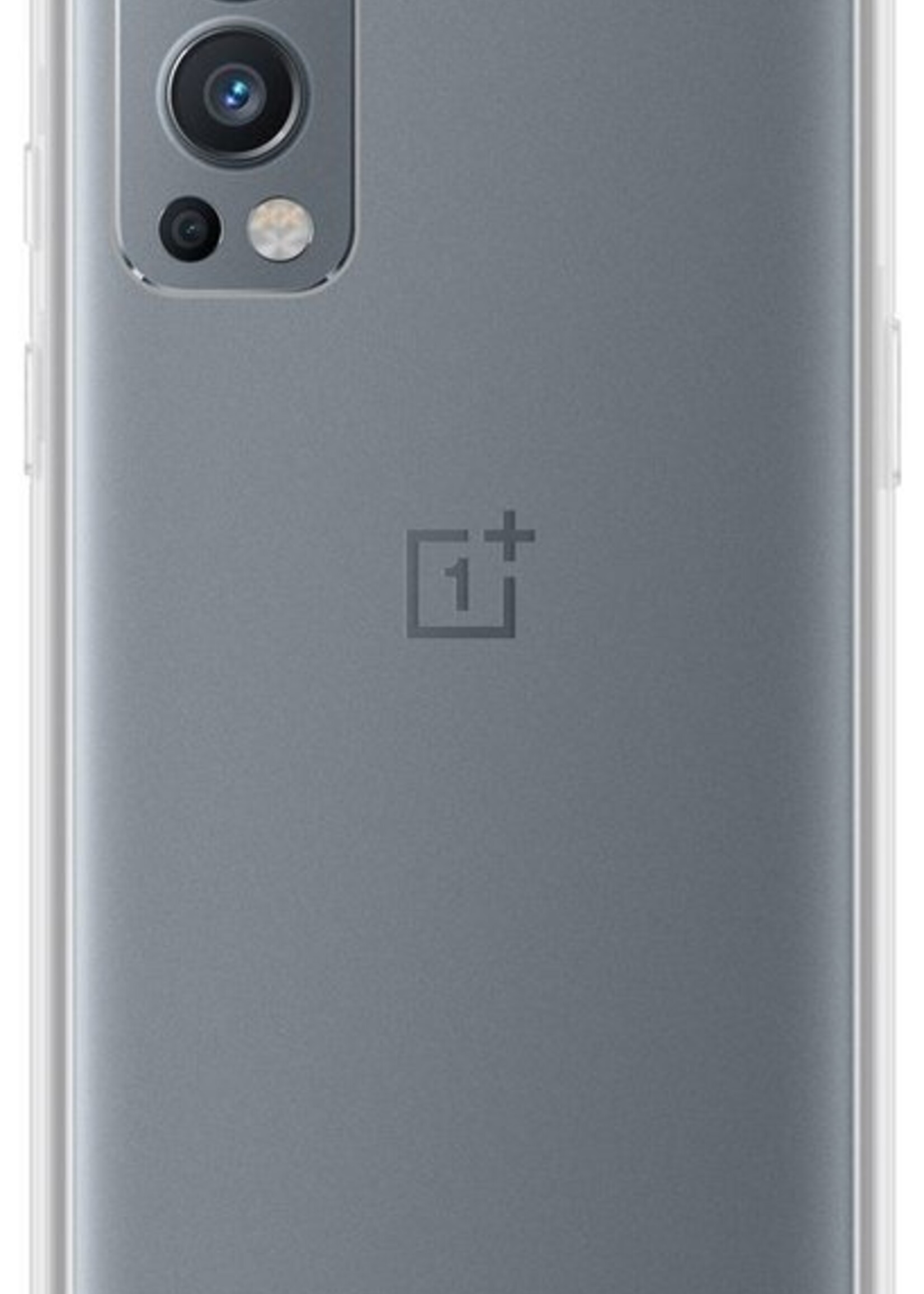 LUQ Hoesje Geschikt voor OnePlus Nord 2 Hoesje Shockproof Case Siliconen - Hoes Geschikt voor OnePlus Nord 2 Hoes Cover Siliconen - Transparant - 2 Stuks