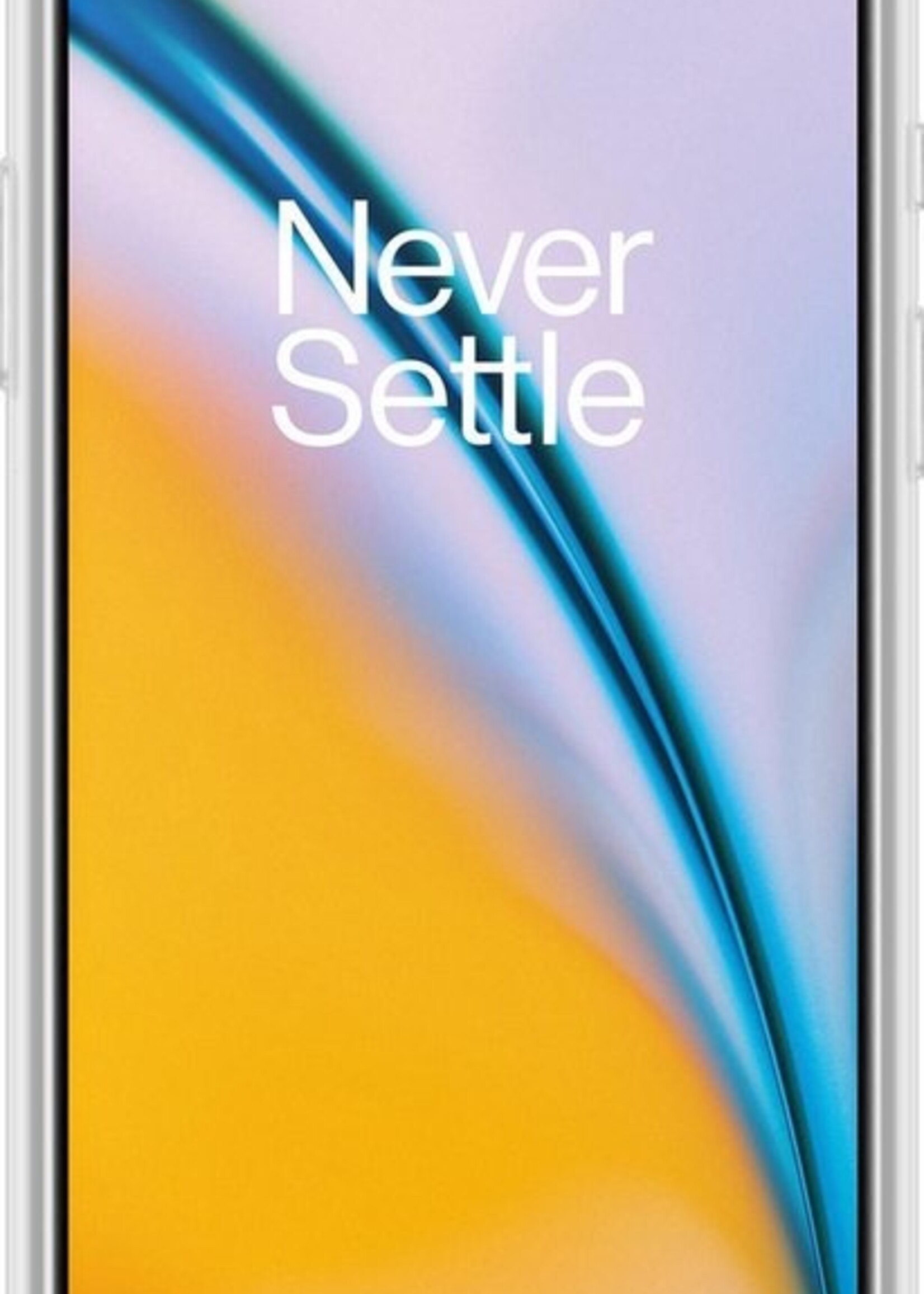 LUQ Hoesje Geschikt voor OnePlus Nord 2 Hoesje Siliconen Case - Hoes Geschikt voor OnePlus Nord 2 Hoes Siliconen - Transparant