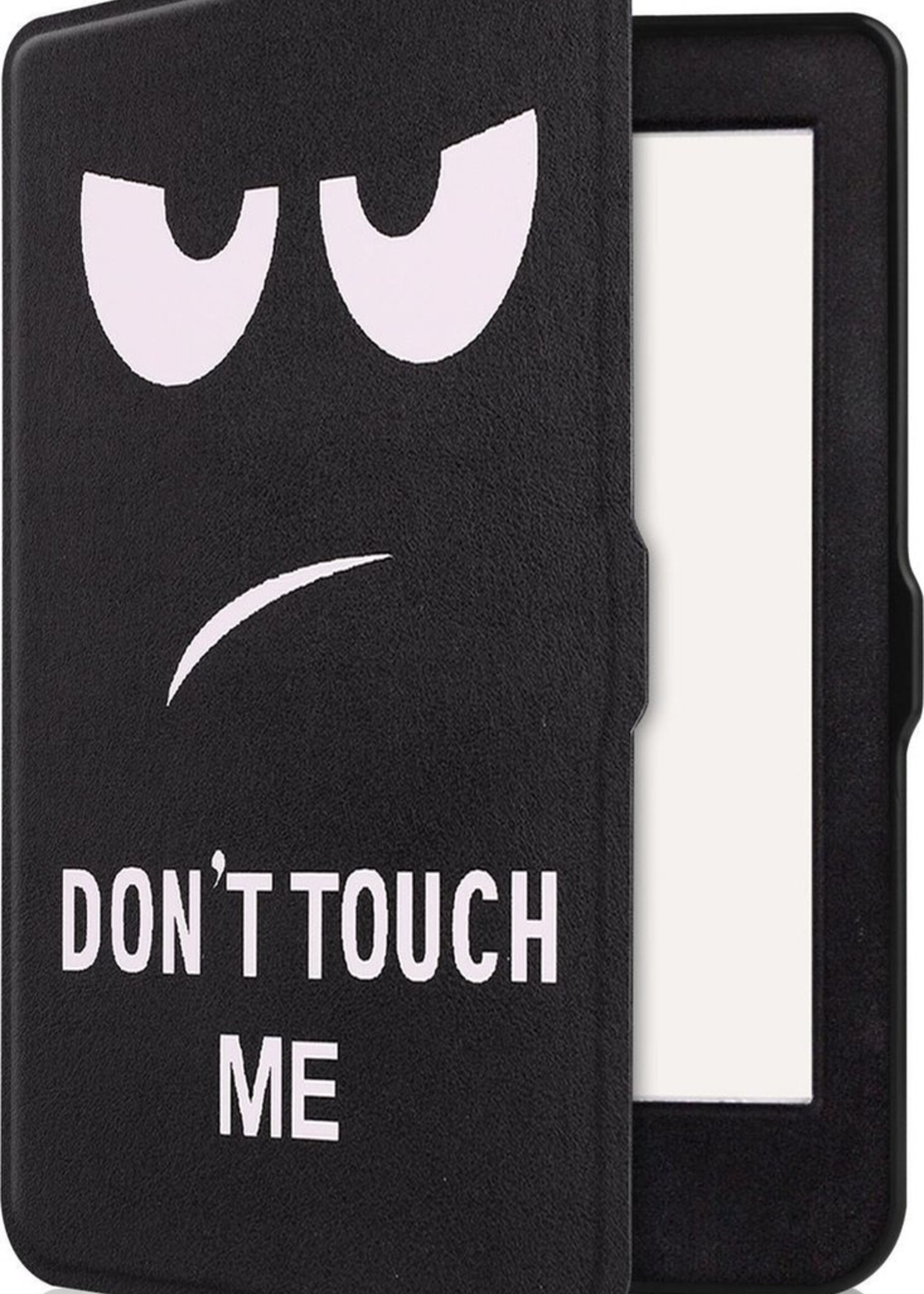 LUQ Hoesje Geschikt voor Kobo Nia Hoes Bescherm Hoesje Case Luxe Sleep Cover - Don't Touch Me