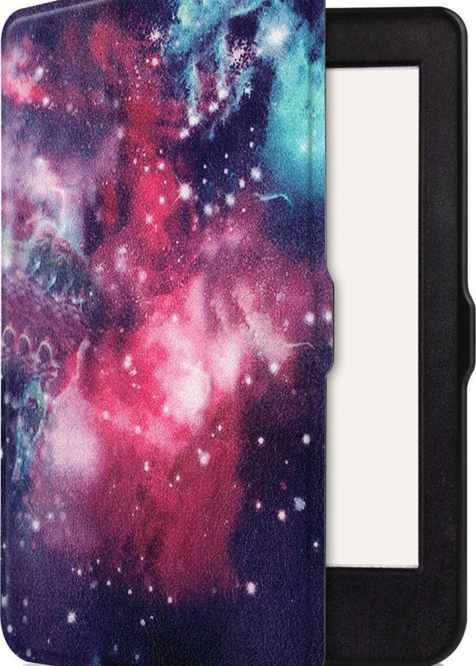 LUQ Hoesje Geschikt voor Kobo Nia Hoes Bescherm Hoesje Case Luxe Sleep Cover - Galaxy