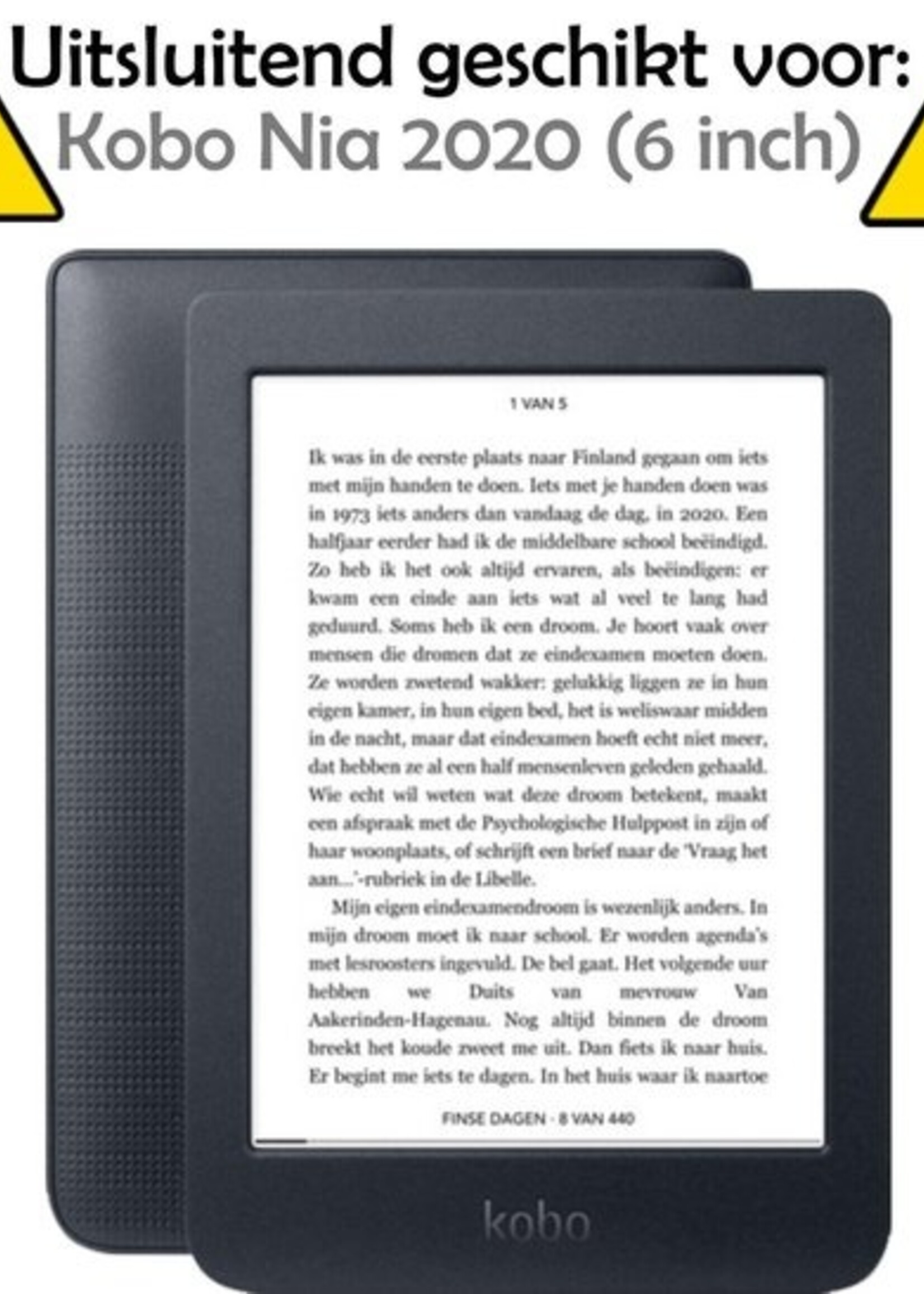 LUQ Hoesje Geschikt voor Kobo Nia Hoes Bescherm Hoesje Case Luxe Sleep Cover - Galaxy