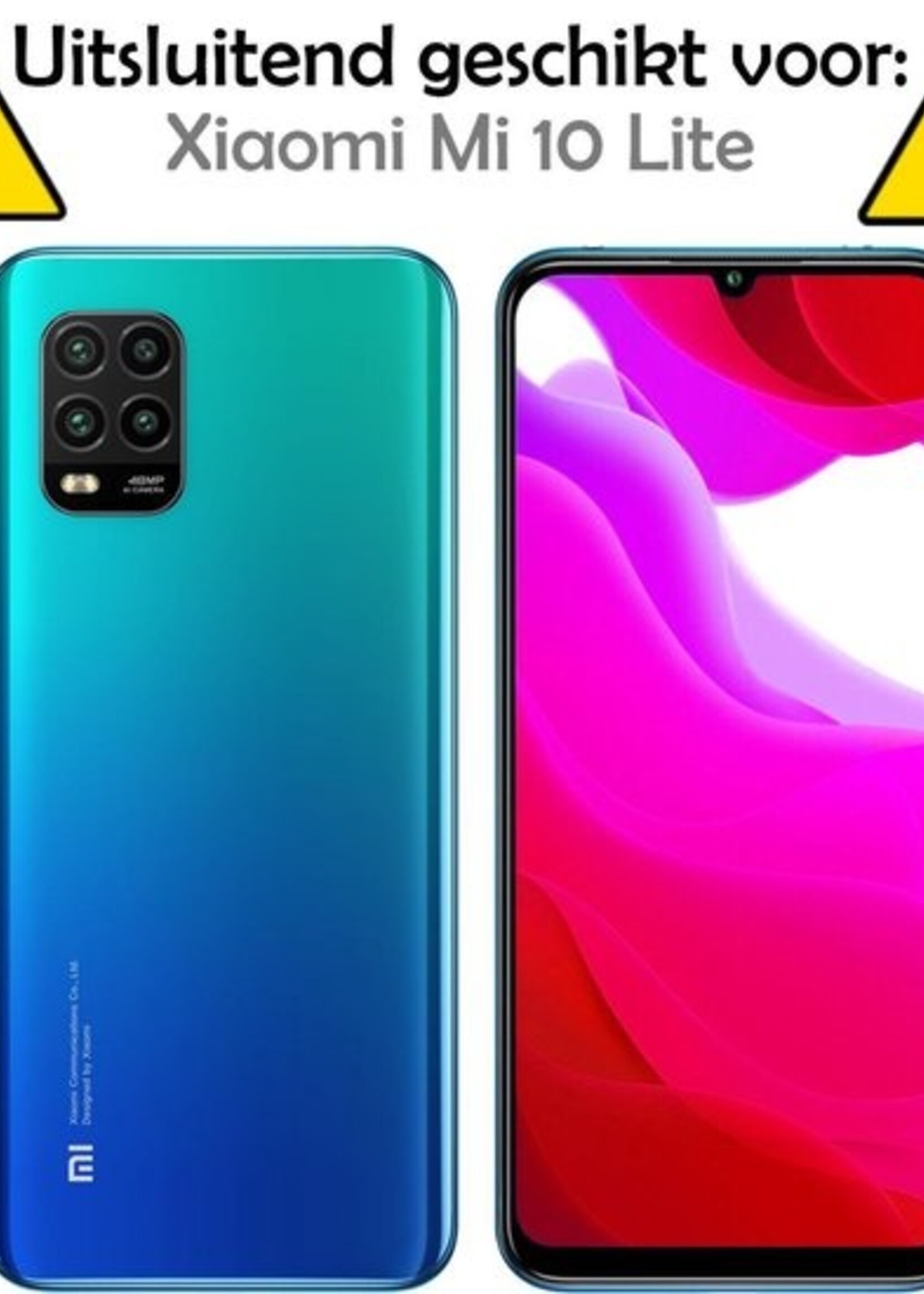 LUQ Screenprotector Geschikt voor Xiaomi Mi 10 Lite Screenprotector Beschermglas Gehard Glas - Screenprotector Geschikt voor Xiaomi Mi 10 Lite Screenprotector Glas