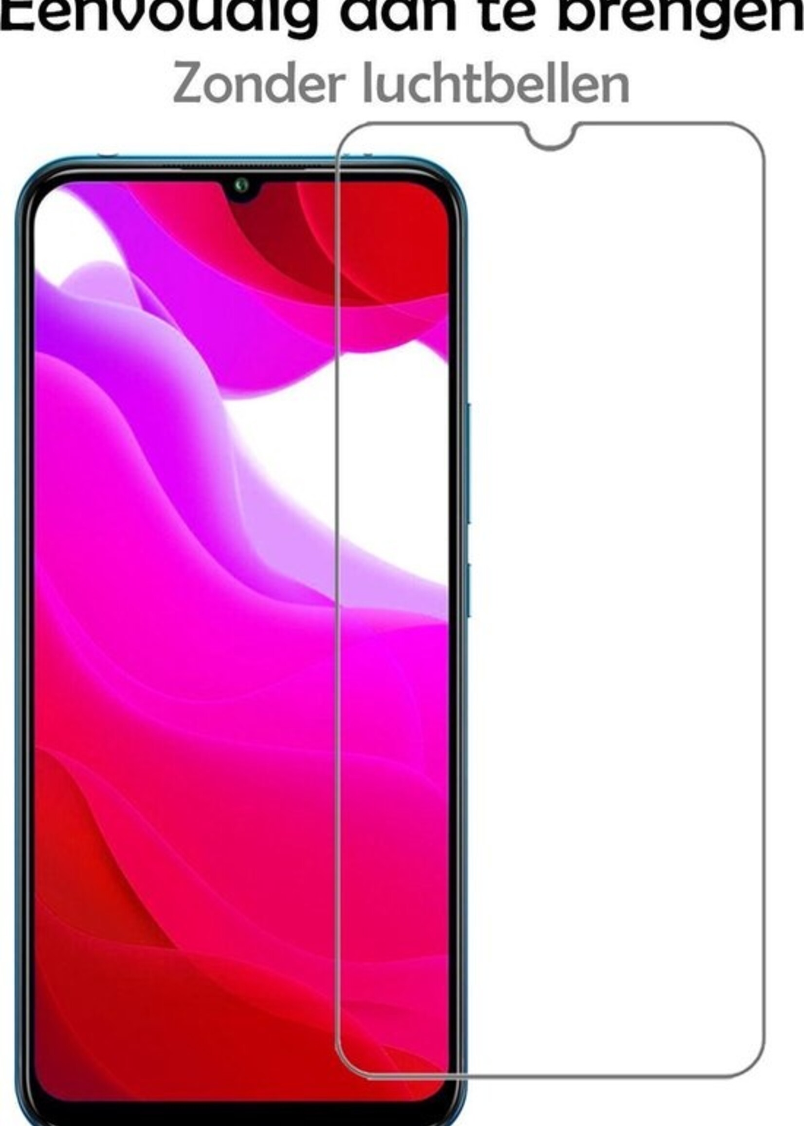 LUQ Screenprotector Geschikt voor Xiaomi Mi 10 Lite Screenprotector Beschermglas Gehard Glas - Screenprotector Geschikt voor Xiaomi Mi 10 Lite Screenprotector Glas - 2 Stuks