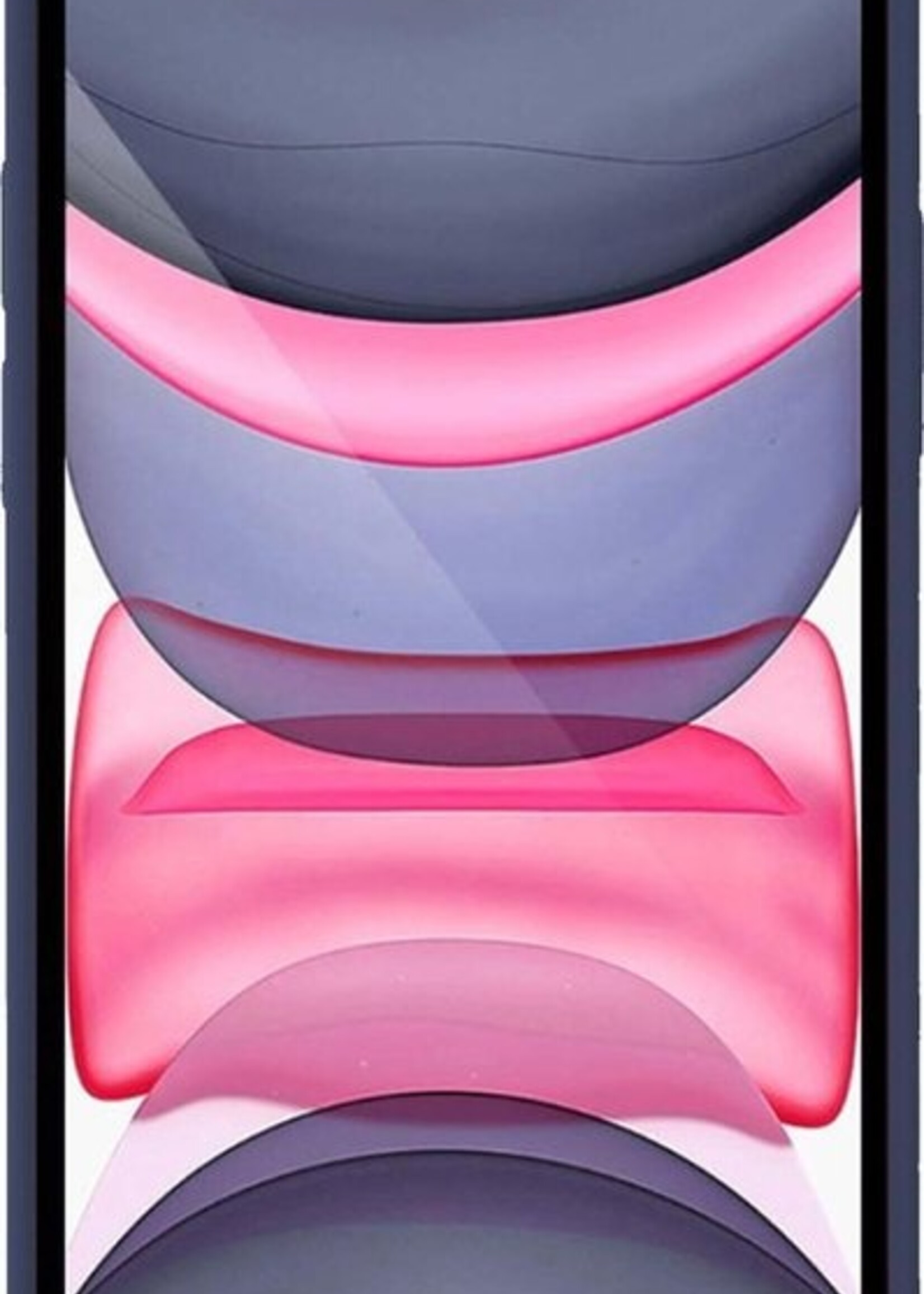 LUQ Hoesje Geschikt voor iPhone Xs Max Hoesje Siliconen Case Met 2x Screenprotector - Hoes Geschikt voor iPhone Xs Max Hoes Siliconen - Donkerblauw