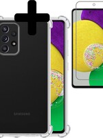 LUQ LUQ Samsung Galaxy A52s hoesje shock proof + screenprotector