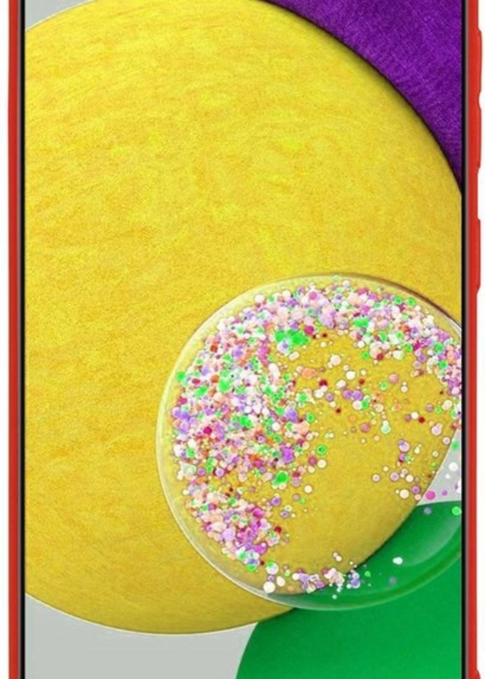 LUQ Hoesje Geschikt voor Samsung A52s Hoesje Siliconen Case Met Screenprotector - Hoes Geschikt voor Samsung Galaxy A52s 5G Hoes Siliconen - Rood