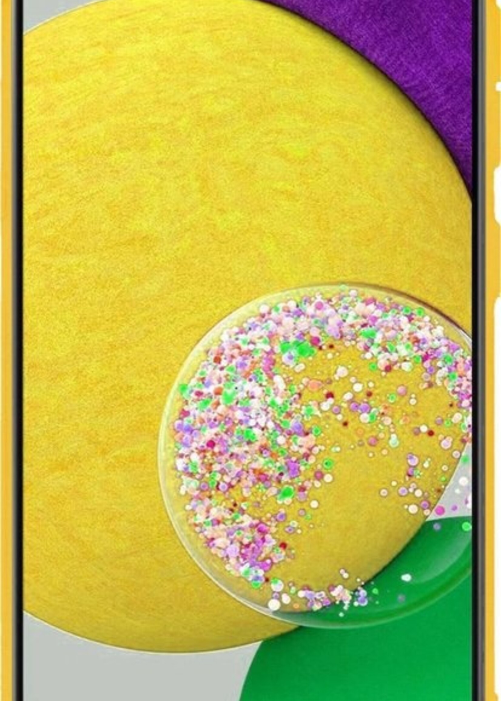 LUQ Hoesje Geschikt voor Samsung A52s Hoesje Siliconen Case Met 2x Screenprotector - Hoes Geschikt voor Samsung Galaxy A52s 5G Hoes Siliconen - Geel