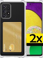 LUQ LUQ 2x Samsung Galaxy A52s Pashouder Hoesje Shockproof