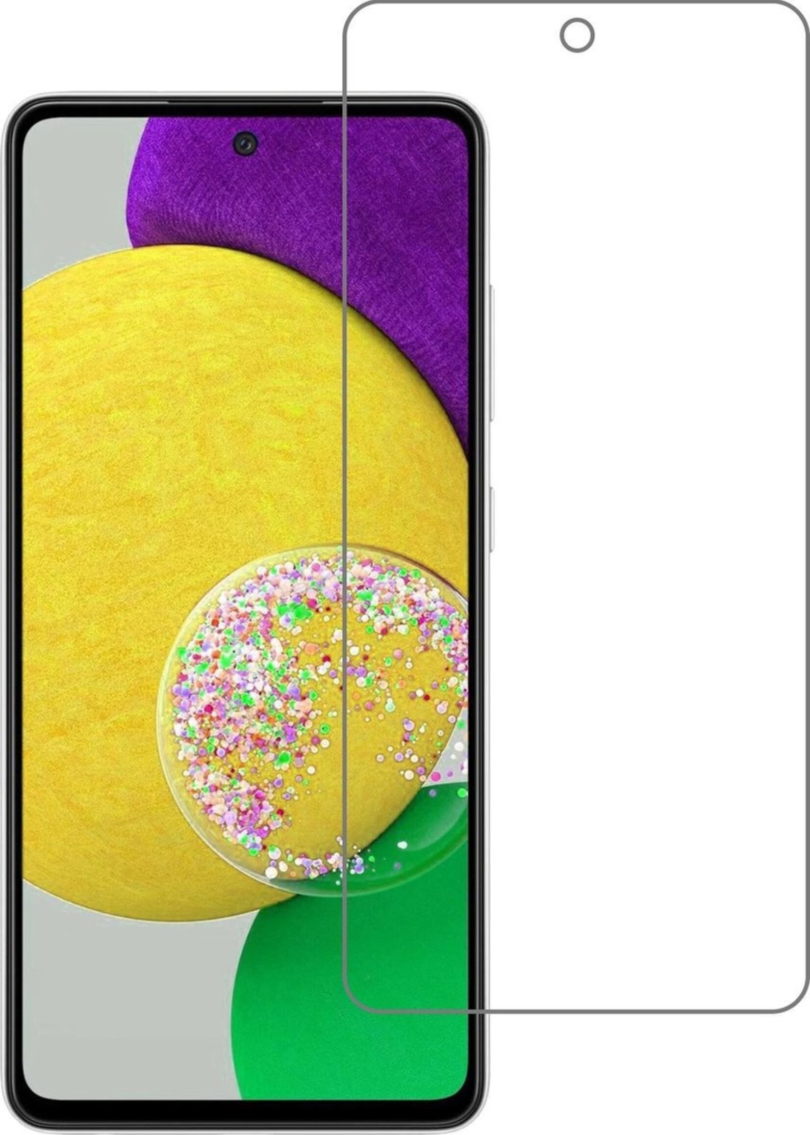 LUQ Screenprotector Geschikt voor Samsung A52s Screenprotector Beschermglas Gehard Glas - Screenprotector Geschikt voor Samsung Galaxy A52s 5G Screenprotector Glas