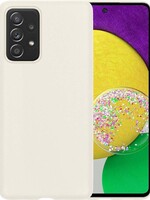 LUQ LUQ Samsung Galaxy A52s hoesje siliconen - Wit