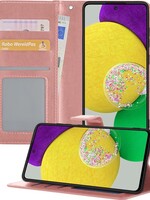 LUQ LUQ Samsung Galaxy A52s Hoesje Bookcase - Rose Goud