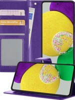 LUQ LUQ Samsung Galaxy A52s Hoesje Bookcase - Paars