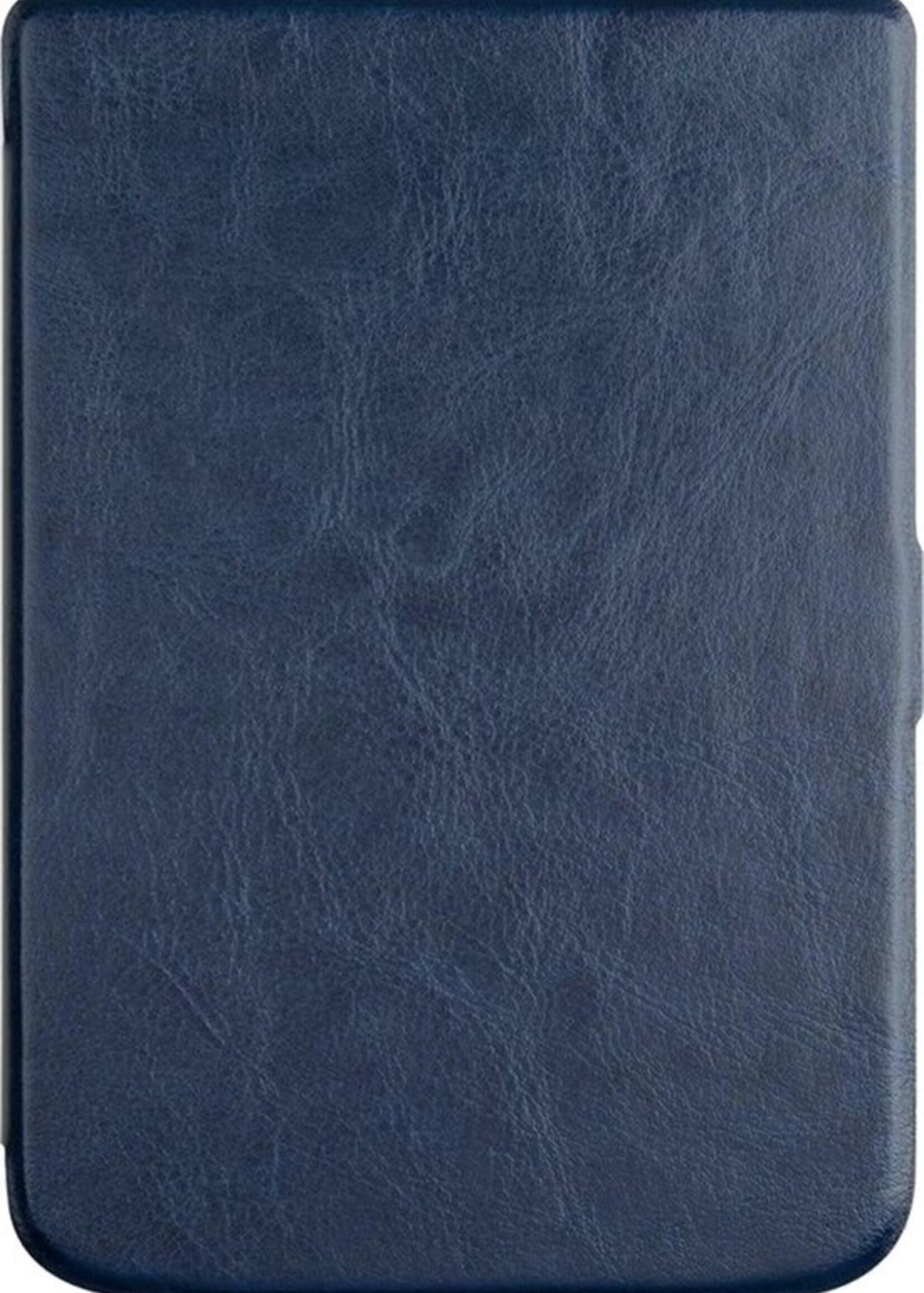 LUQ Hoesje Geschikt voor Pocketbook Touch HD 3 Hoes Bescherm Hoesje Case Luxe Sleep Cover - Donkerblauw