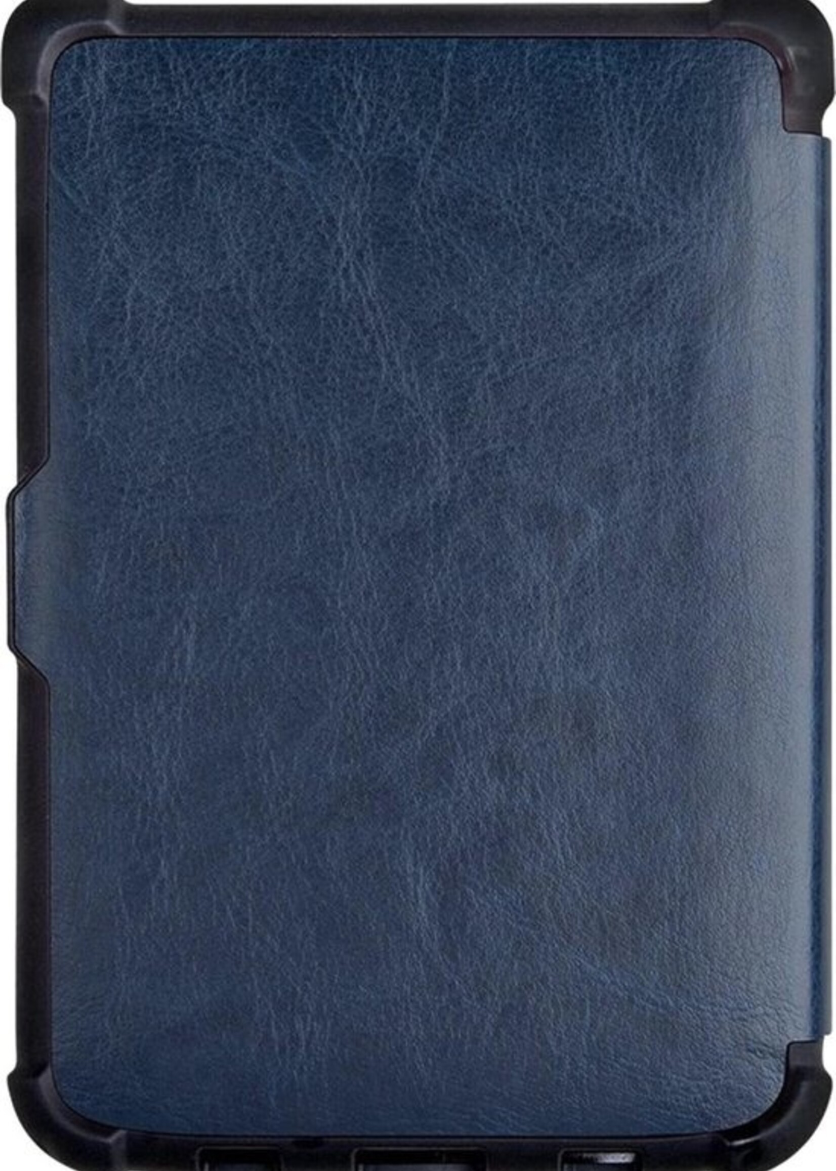 LUQ Hoesje Geschikt voor Pocketbook Touch HD 3 Hoes Bescherm Hoesje Case Luxe Sleep Cover - Donkerblauw