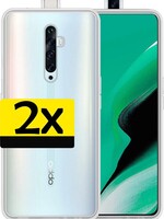 LUQ 2 PACK - LUQ Oppo Reno 2Z hoesje siliconen - Transparant