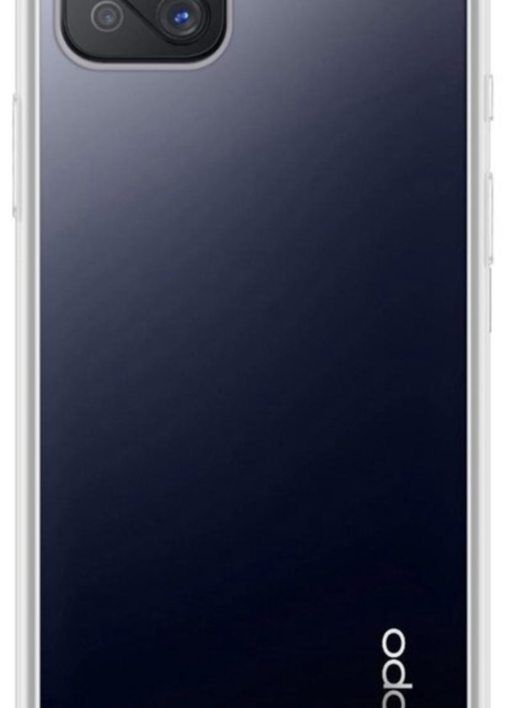 LUQ Hoesje Geschikt voor OPPO Reno4 Z 5G Hoesje Shockproof Case Siliconen - Hoes Geschikt voor OPPO Reno 4Z 5G Hoes Cover Siliconen - Transparant