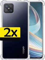 LUQ 2 PACK - LUQ Oppo Reno 4Z hoesje shock proof