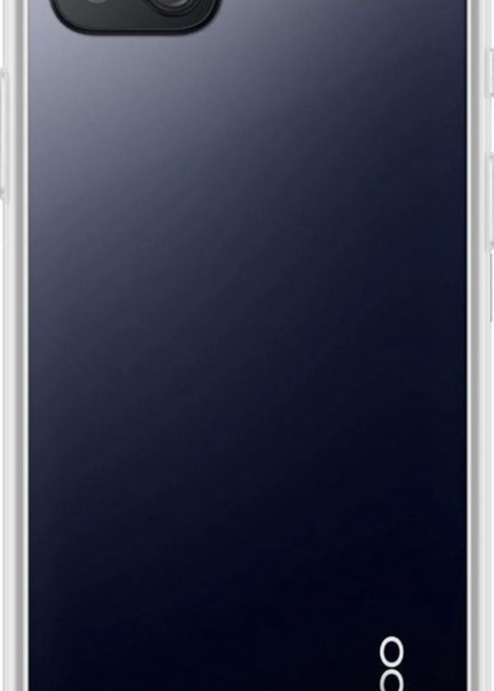 LUQ Hoesje Geschikt voor OPPO Reno 4Z Hoesje Siliconen Case - Hoes Geschikt voor OPPO Reno 4Z Hoes Siliconen - Transparant