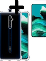 LUQ LUQ Oppo Reno 2 hoesje shock proof + screenprotector