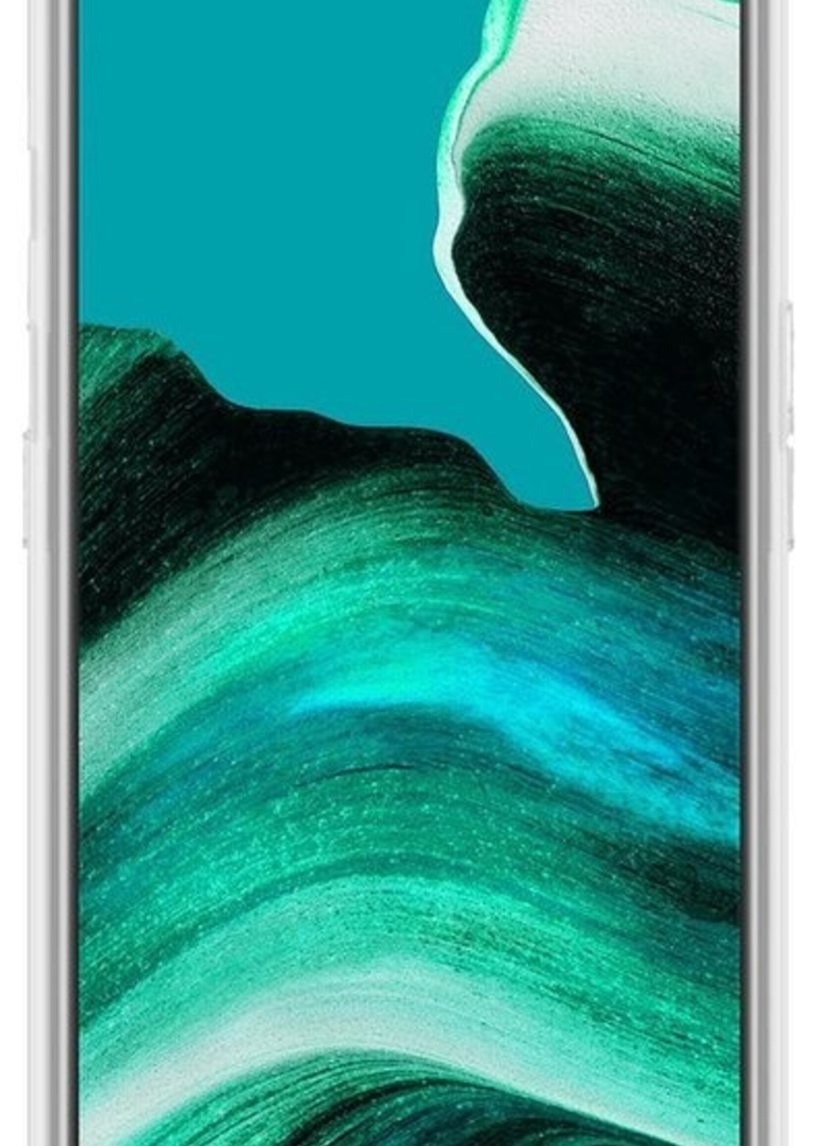 LUQ Hoesje Geschikt voor OPPO Reno 2 Hoesje Shockproof Case Siliconen Met Screenprotector - Hoes Geschikt voor OPPO Reno 2 Hoes Cover Siliconen - Transparant