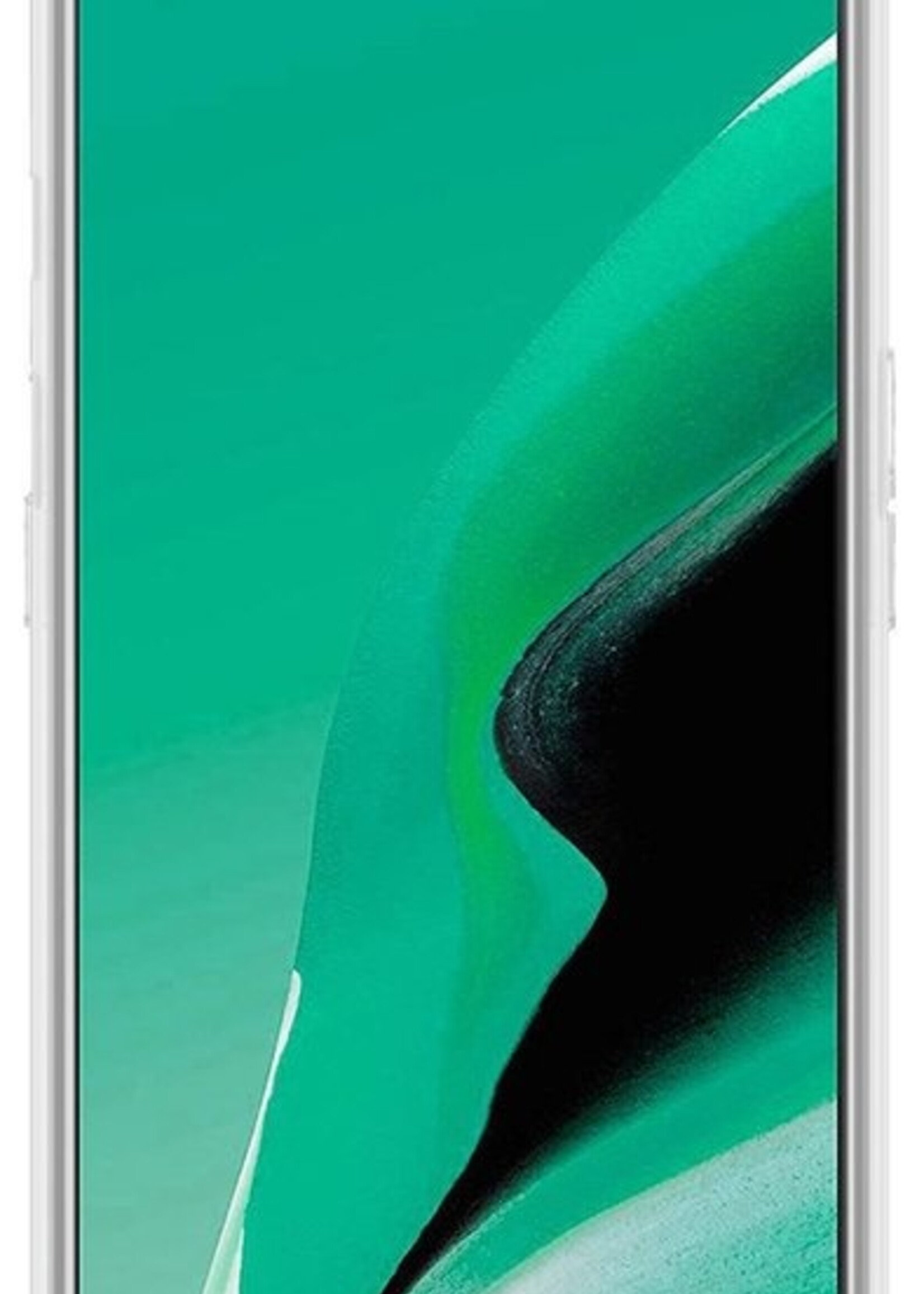 LUQ Hoesje Geschikt voor OPPO Reno 2Z Hoesje Shockproof Case Siliconen Met Screenprotector - Hoes Geschikt voor OPPO Reno 2Z Hoes Cover Siliconen - Transparant