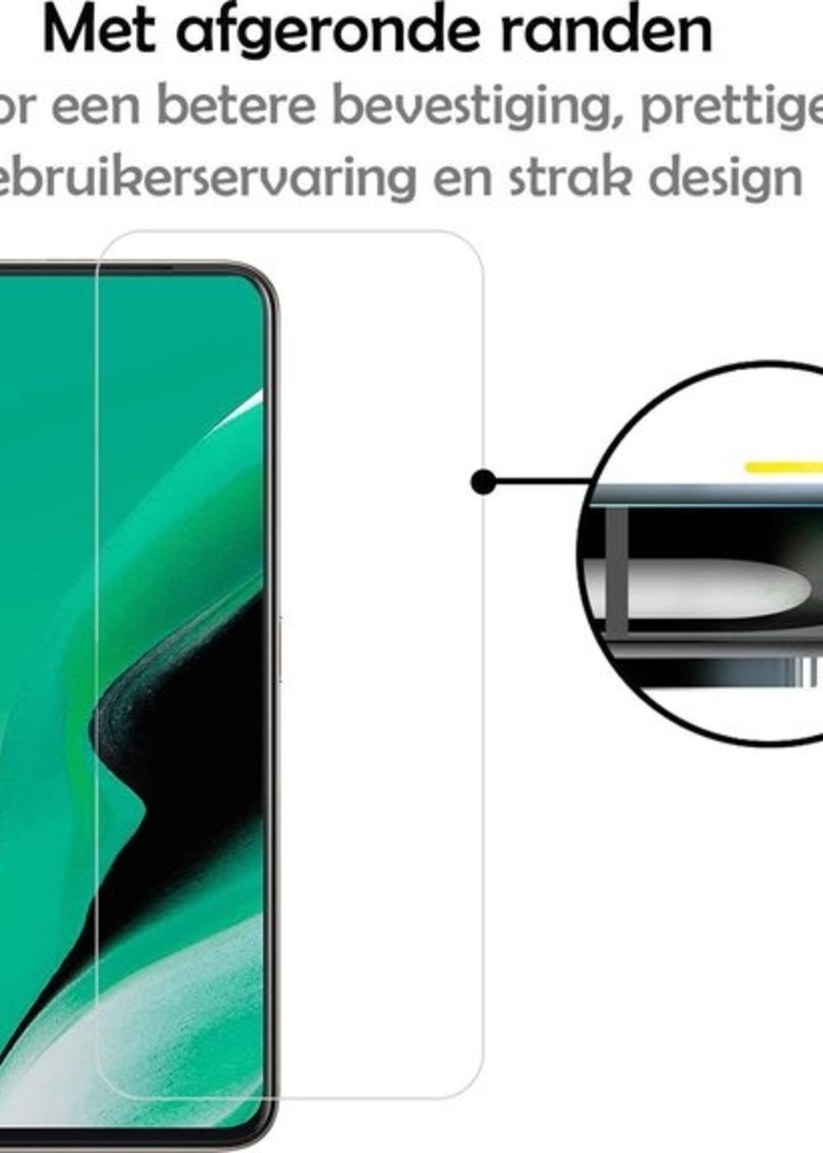 LUQ Hoesje Geschikt voor OPPO Reno 2Z Hoesje Siliconen Case Met 2x Screenprotector - Hoes Geschikt voor OPPO Reno 2Z Hoes Siliconen - Transparant