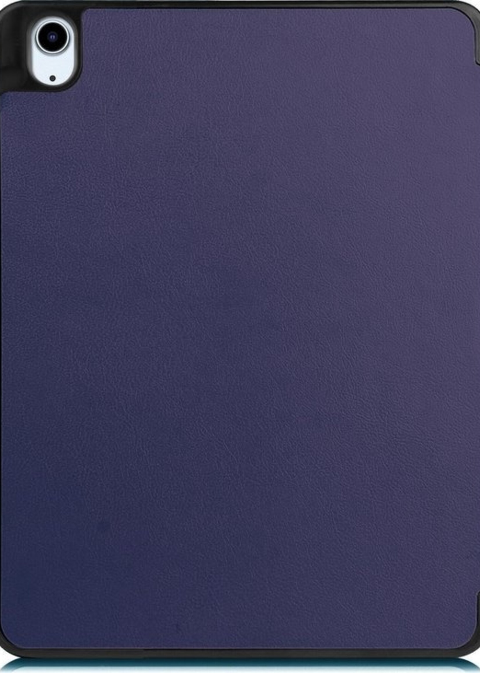 LUQ Hoes Geschikt voor iPad Air 2020 Hoes Luxe Hoesje Case Met Uitsparing Geschikt voor Apple Pencil - Hoesje Geschikt voor iPad Air 4 2020 Hoes Cover - Donkerblauw