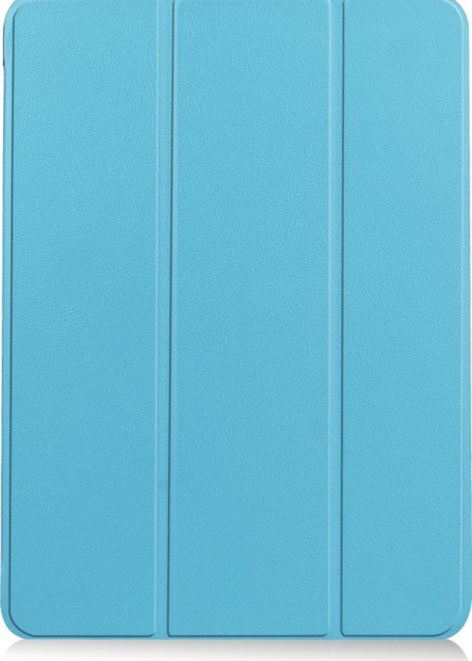 LUQ Hoes Geschikt voor iPad Air 2020 Hoes Luxe Hoesje Case Met Uitsparing Geschikt voor Apple Pencil - Hoesje Geschikt voor iPad Air 4 2020 Hoes Cover - Lichtblauw