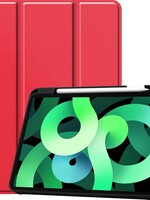 LUQ LUQ iPad Air 2020 (4e generatie) Hoesje Met Uitsparing S Pen - Rood
