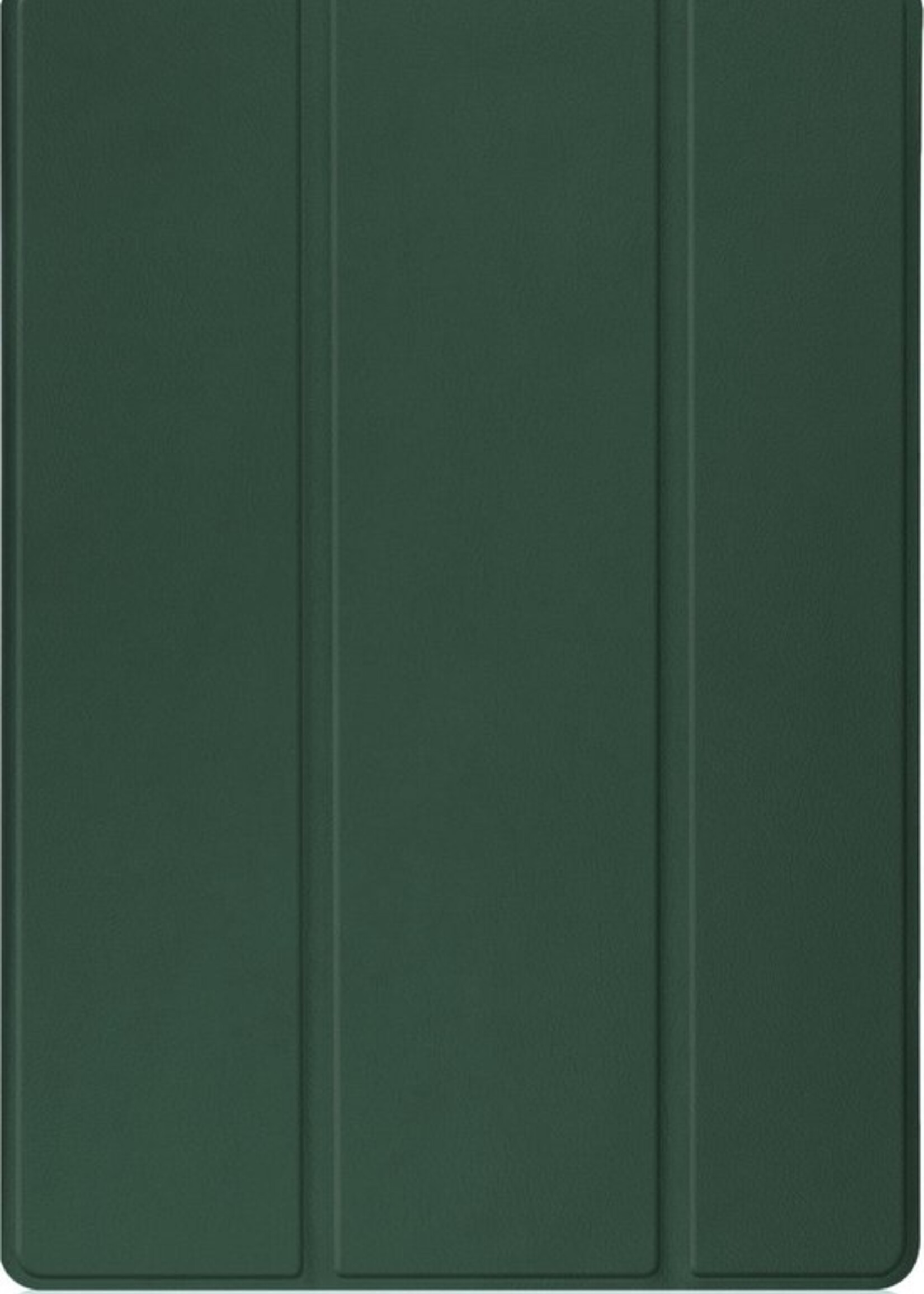 LUQ Hoes Geschikt voor Samsung Galaxy Tab S7 FE Hoes Luxe Hoesje Case Met Uitsparing Geschikt voor S Pen - Hoesje Geschikt voor Samsung Tab S7 FE Hoes Cover - Donkergroen