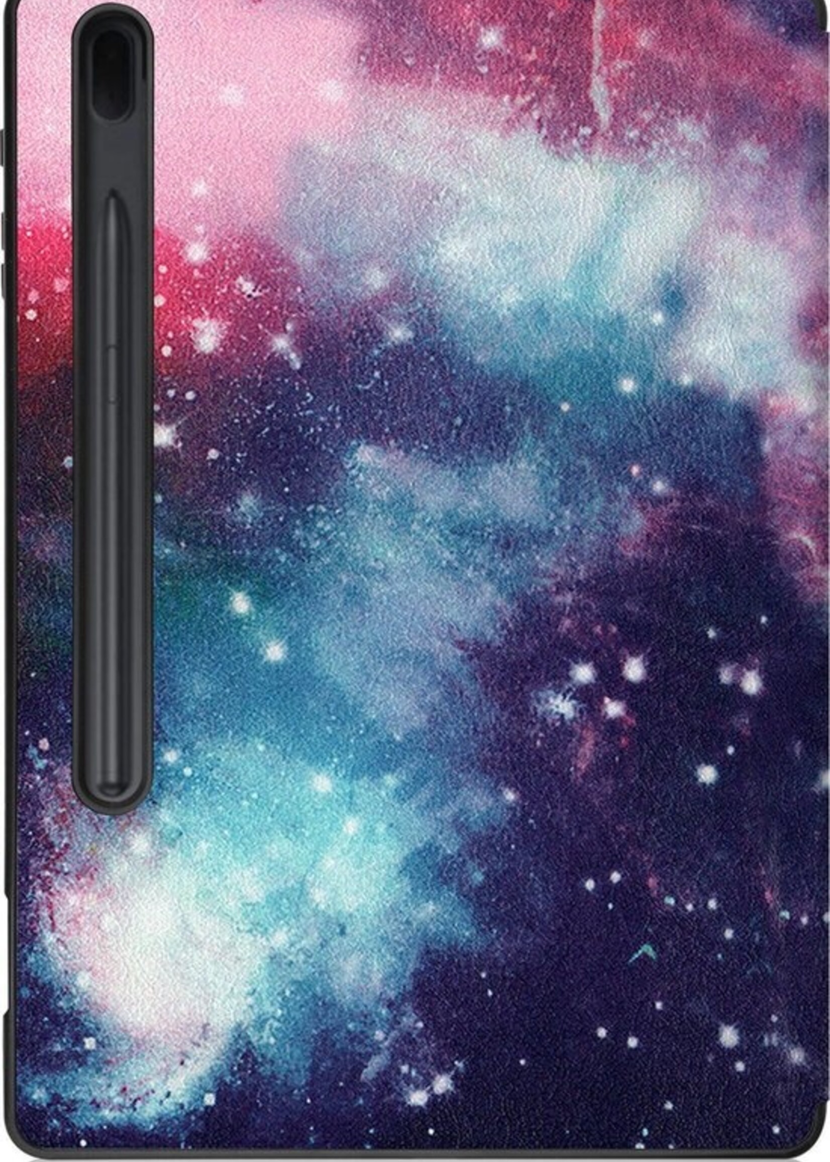 LUQ Hoes Geschikt voor Samsung Galaxy Tab S7 FE Hoes Luxe Hoesje Case Met Uitsparing Geschikt voor S Pen - Hoesje Geschikt voor Samsung Tab S7 FE Hoes Cover - Galaxy