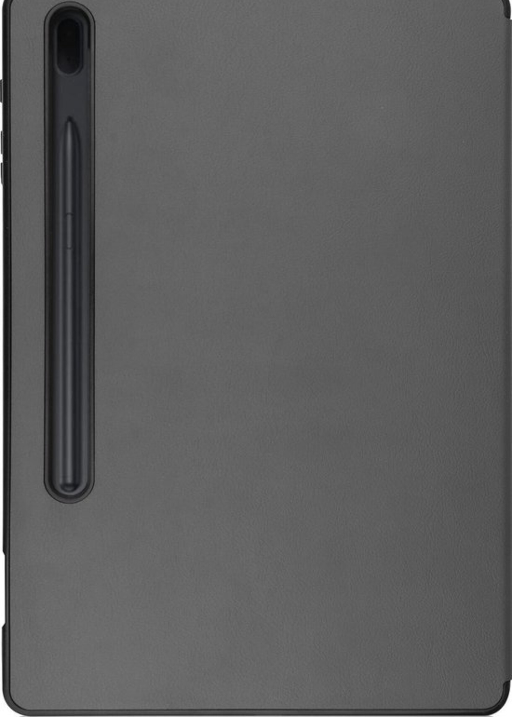 LUQ Hoes Geschikt voor Samsung Galaxy Tab S7 FE Hoes Luxe Hoesje Case Met Uitsparing Geschikt voor S Pen - Hoesje Geschikt voor Samsung Tab S7 FE Hoes Cover - Grijs