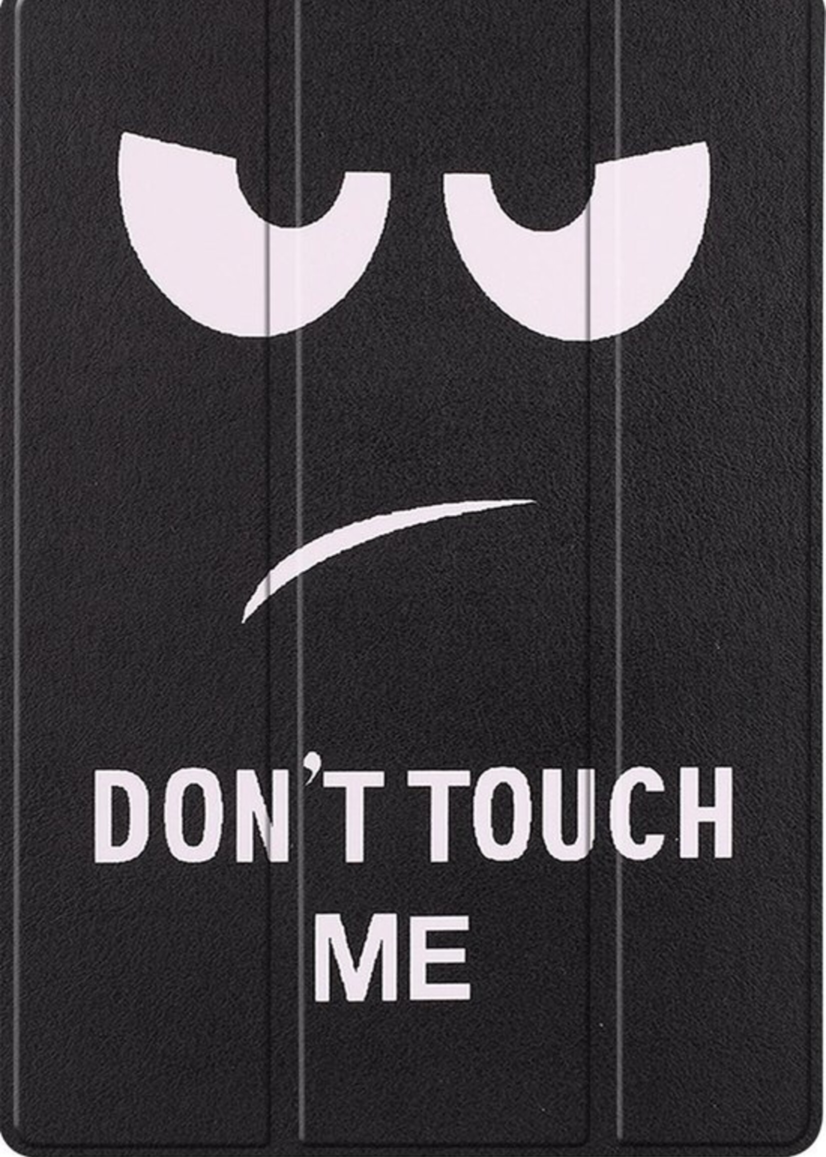 LUQ Hoes Geschikt voor Samsung Galaxy Tab S7 FE Hoes Luxe Hoesje Case Met Uitsparing Geschikt voor S Pen - Hoesje Geschikt voor Samsung Tab S7 FE Hoes Cover - Don't Touch Me