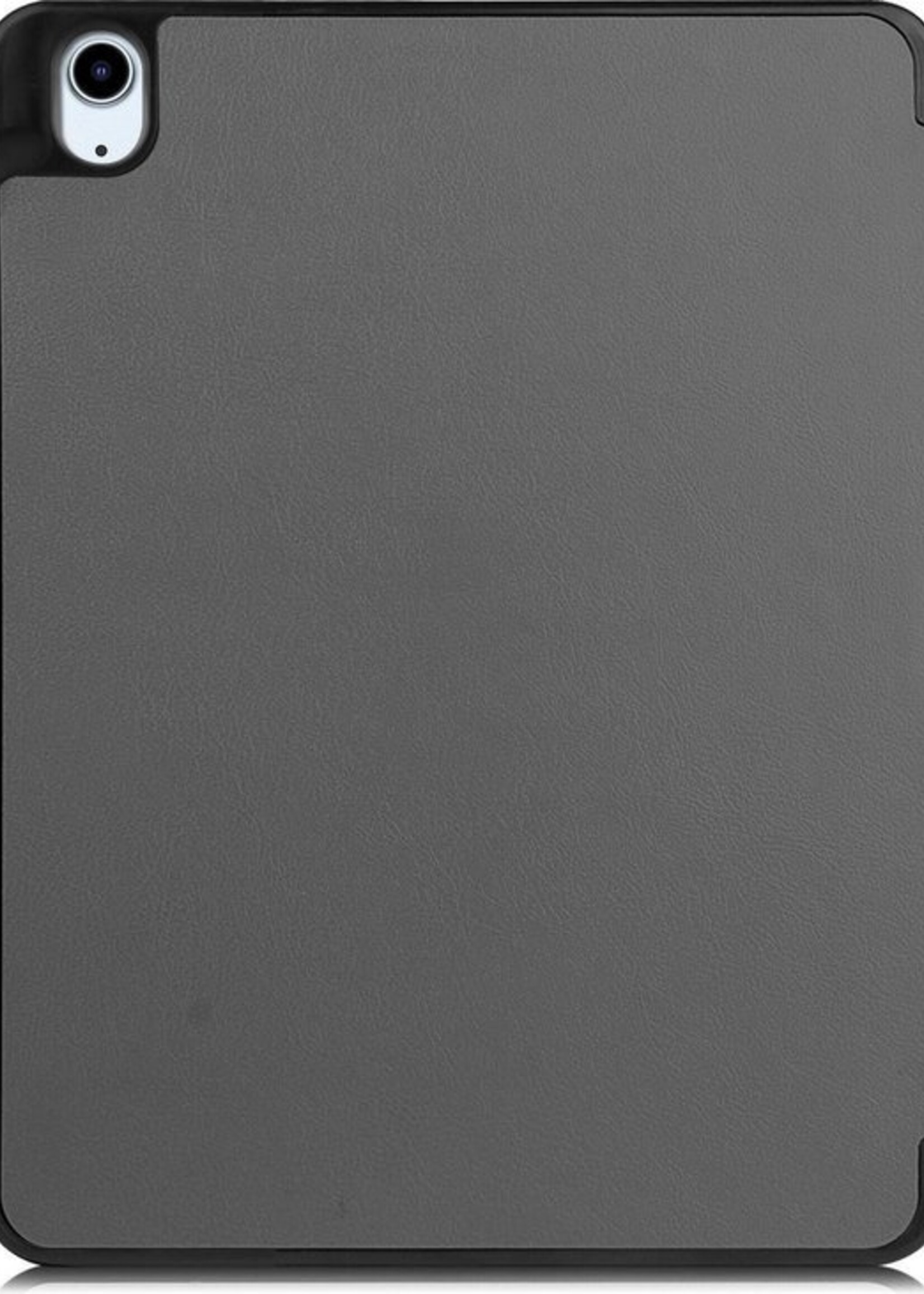 LUQ Hoes Geschikt voor iPad Air 2020 Hoes Luxe Hoesje Case Met Uitsparing Geschikt voor Apple Pencil Met Screenprotector - Hoesje Geschikt voor iPad Air 4 2020 Hoes Cover - Grijs