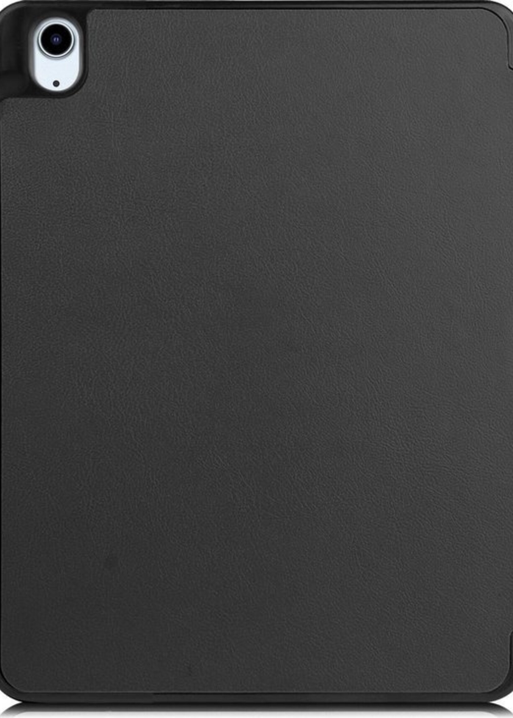 LUQ Hoes Geschikt voor iPad Air 2020 Hoes Luxe Hoesje Case Met Uitsparing Geschikt voor Apple Pencil Met Screenprotector - Hoesje Geschikt voor iPad Air 4 2020 Hoes Cover - Zwart